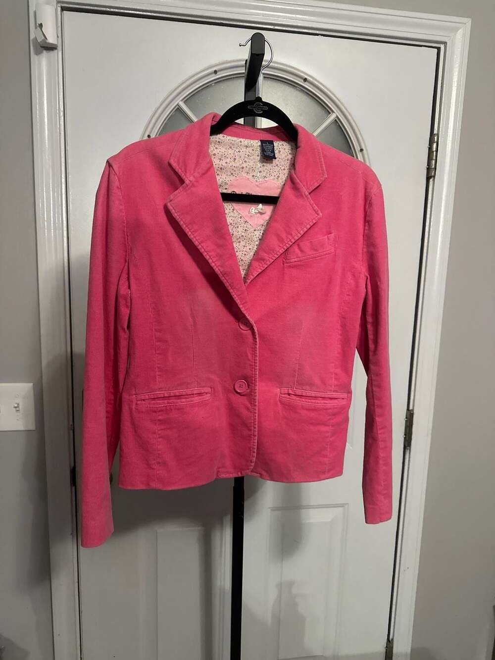 Duck Head Jeans Co. Pink Corduroy Blazer Jacket Size 
Large #376